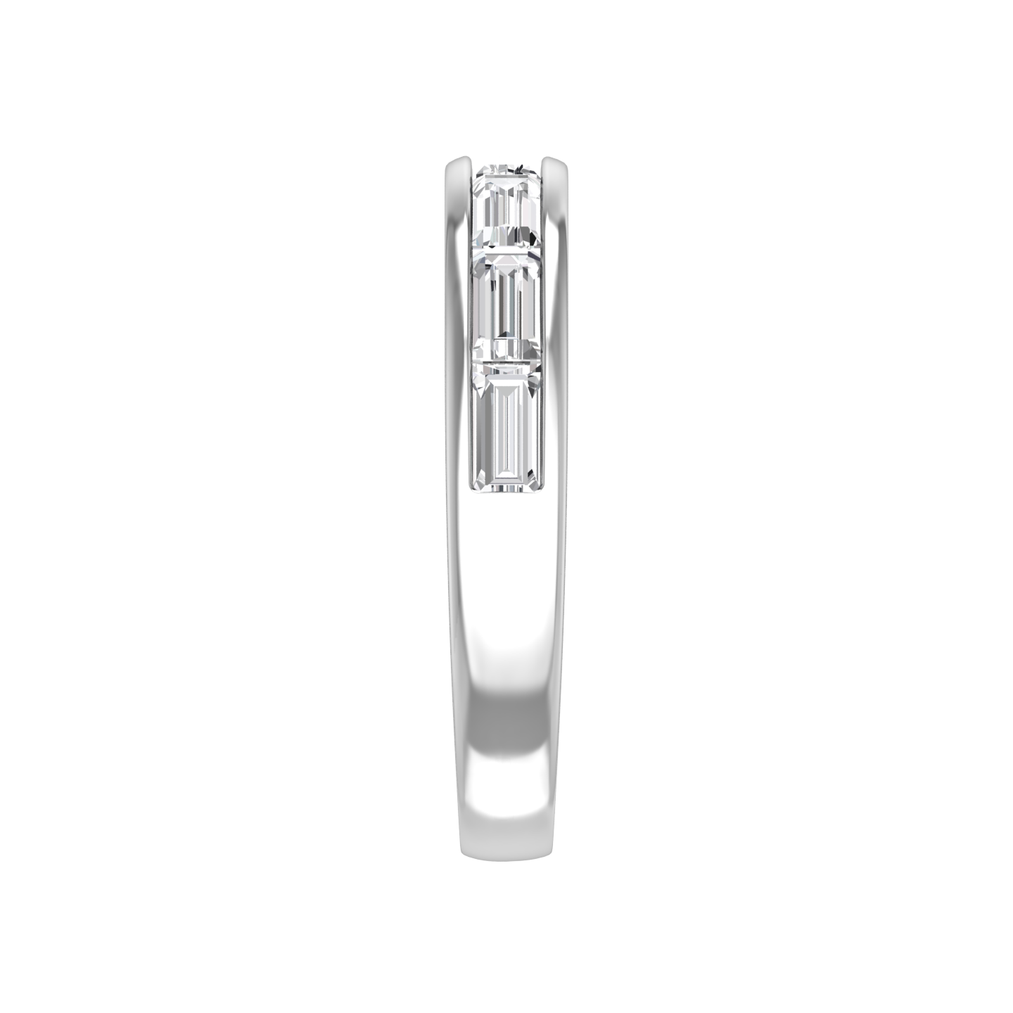Baguette Cut Diamond Wedding Band gardiner-brothers