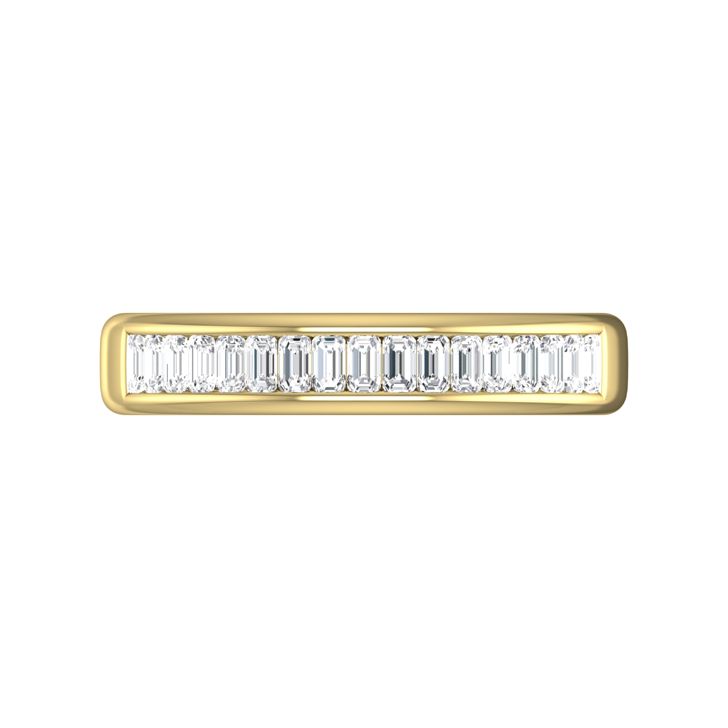 Baguette Cut Diamond Set Wedding Band Gardiner Brothers