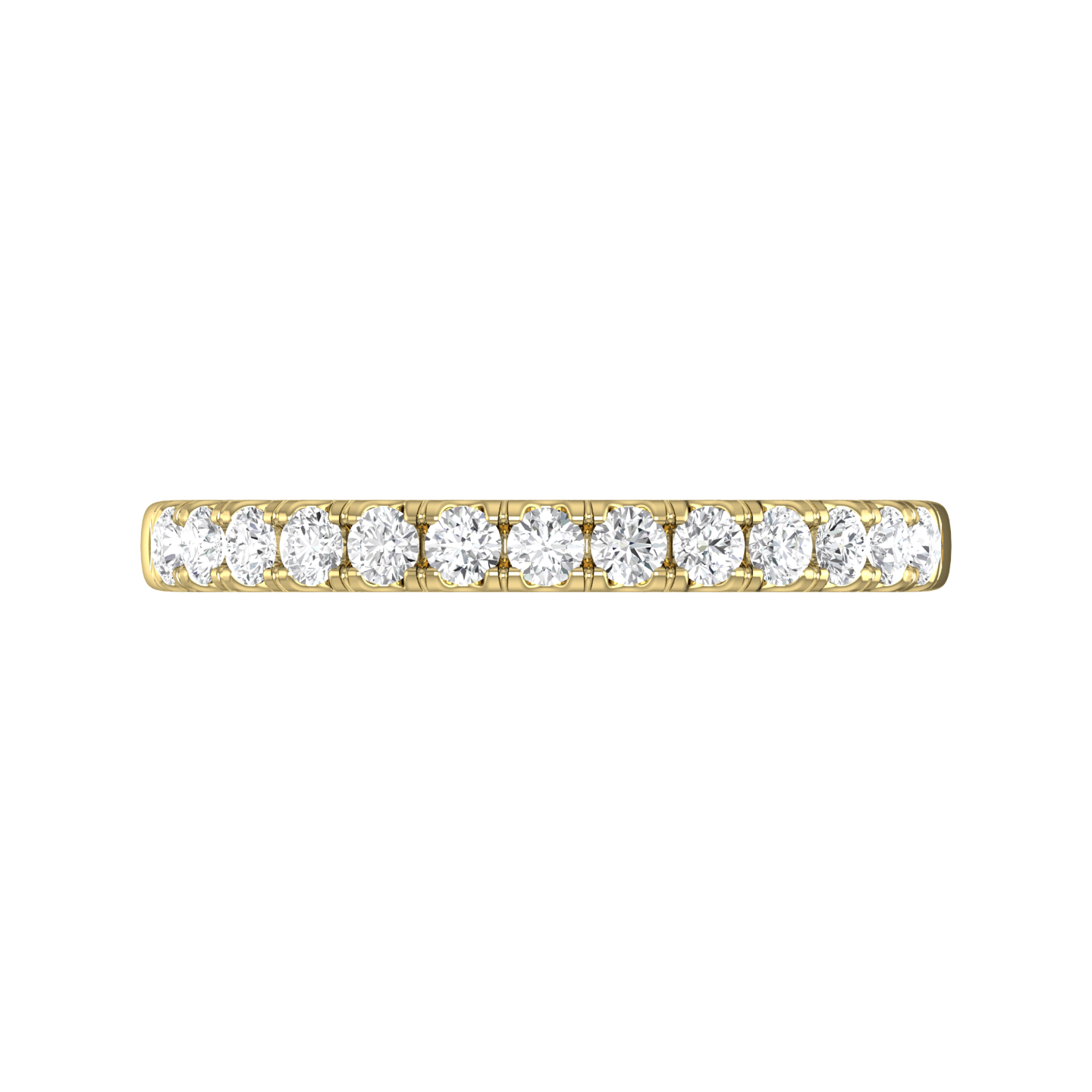 Diamond Set Micro Claw Style Wedding Band gardiner-brothers