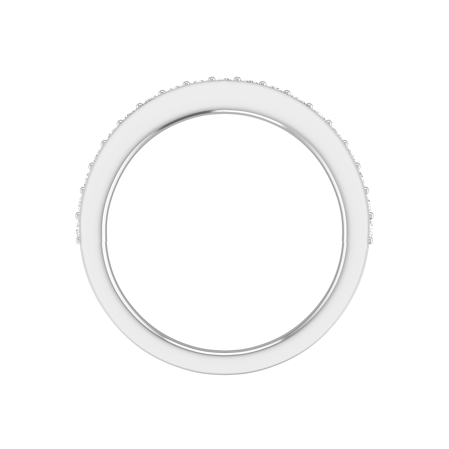 Diamond Set Pavé Style Wedding Band gardiner-brothers