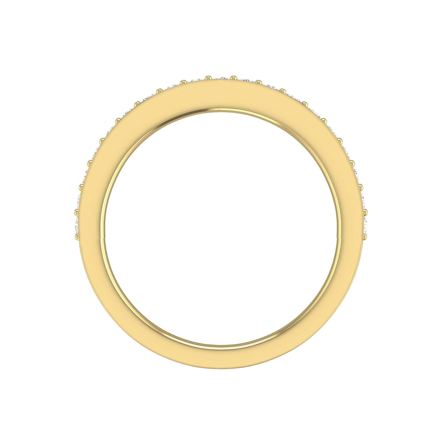 Diamond Set Pavé Style Wedding Band gardiner-brothers
