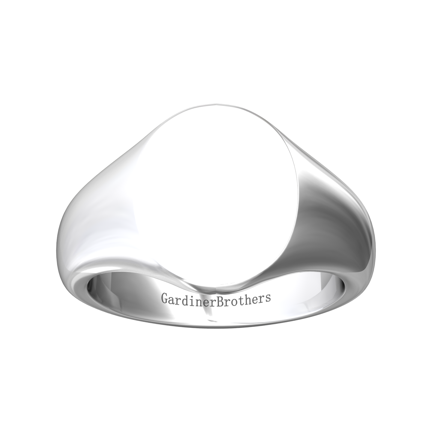 Oval Signet Ring 13x11mm Gardiner Brothers