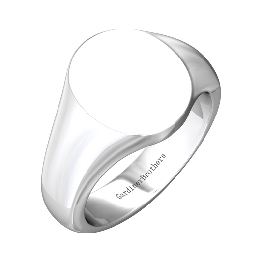 Oval Signet Ring 13x11mm  Gardiner Brothers