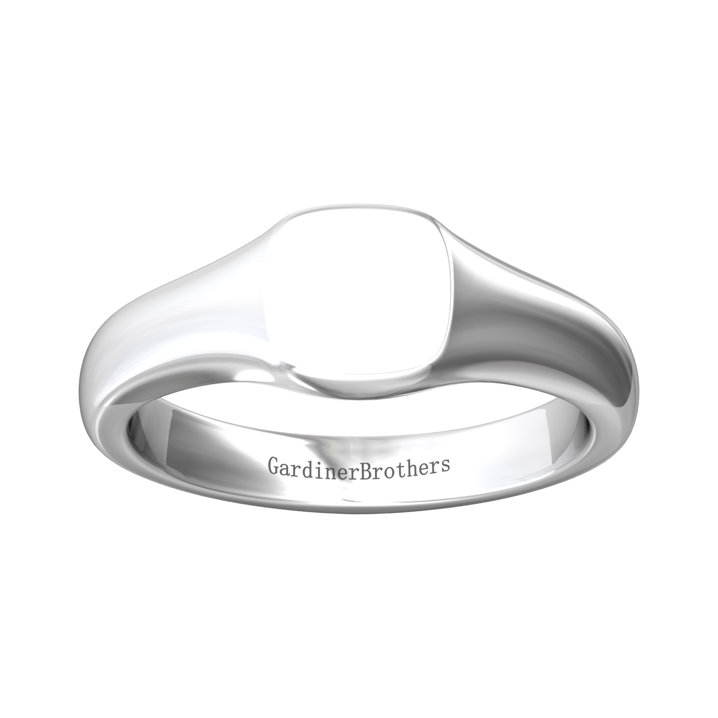 Cushion Signet Ring 7x7mm Gardiner Brothers