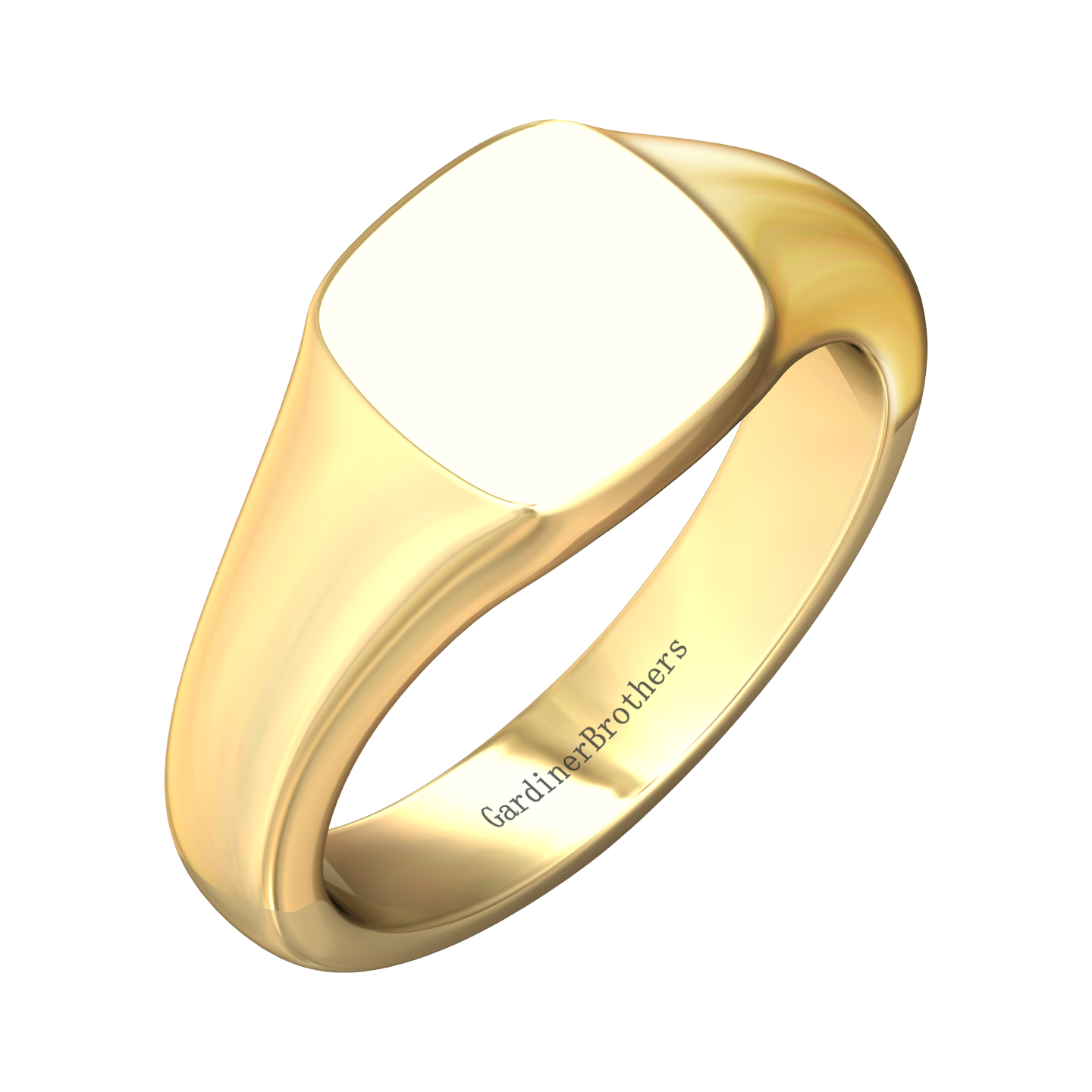 Cushion Signet Ring 9x9mm Gardiner Brothers