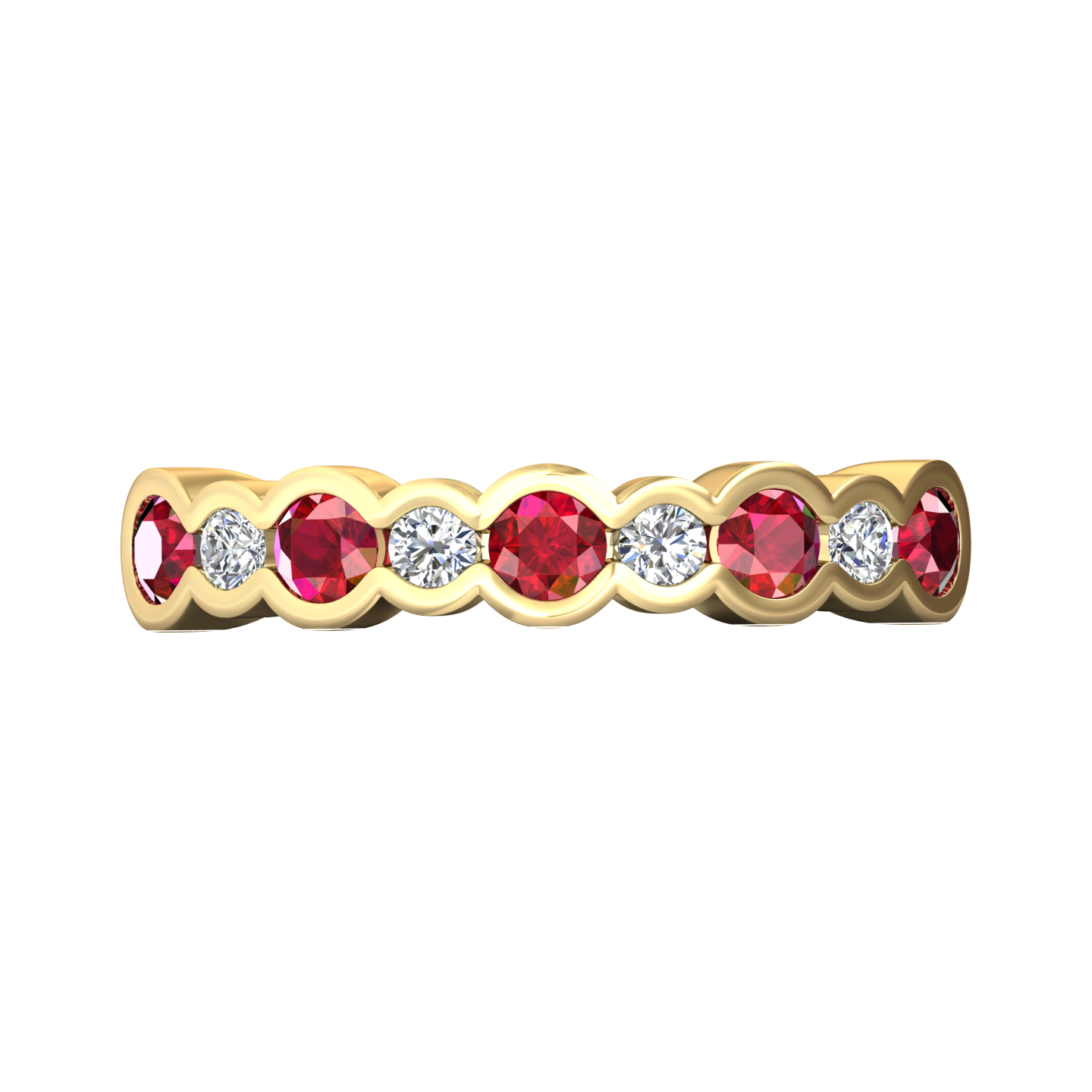 Eclipse Collection Ruby and Diamond Ring Gardiner Brothers