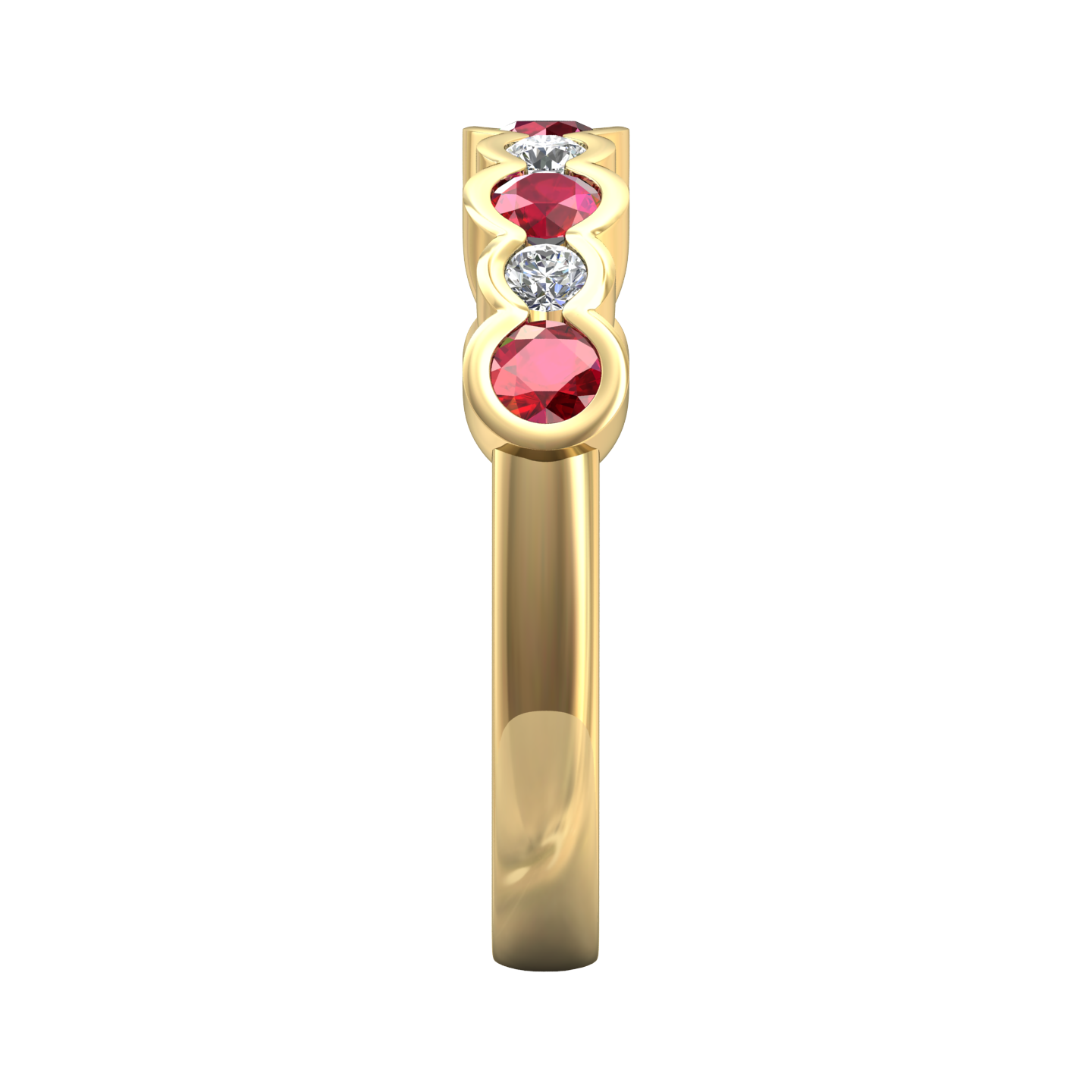 Eclipse Collection Ruby and Diamond Ring Gardiner Brothers
