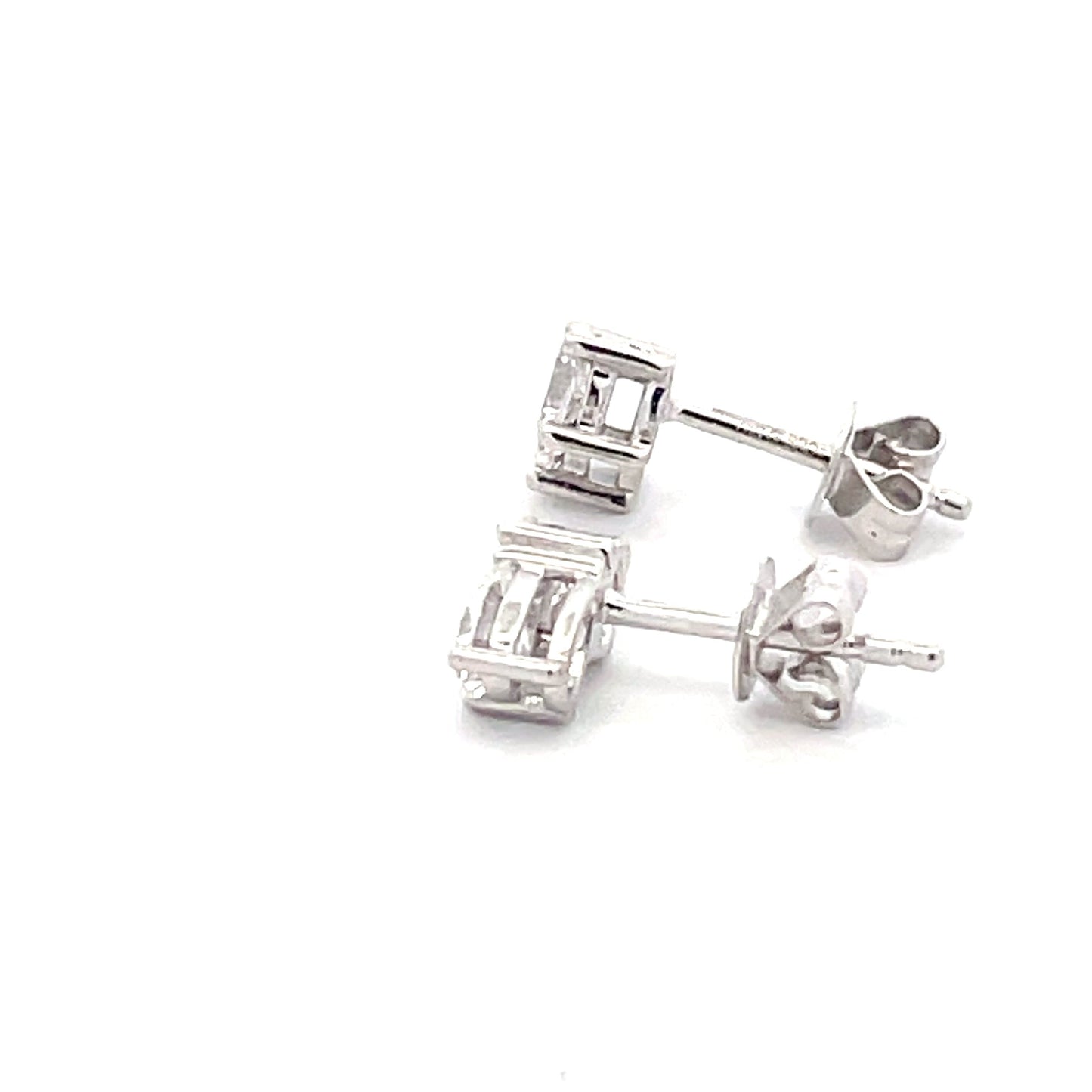 Oval and Pear "Toi et Moi" style Diamond earrings - 0.76cts Gardiner Brothers