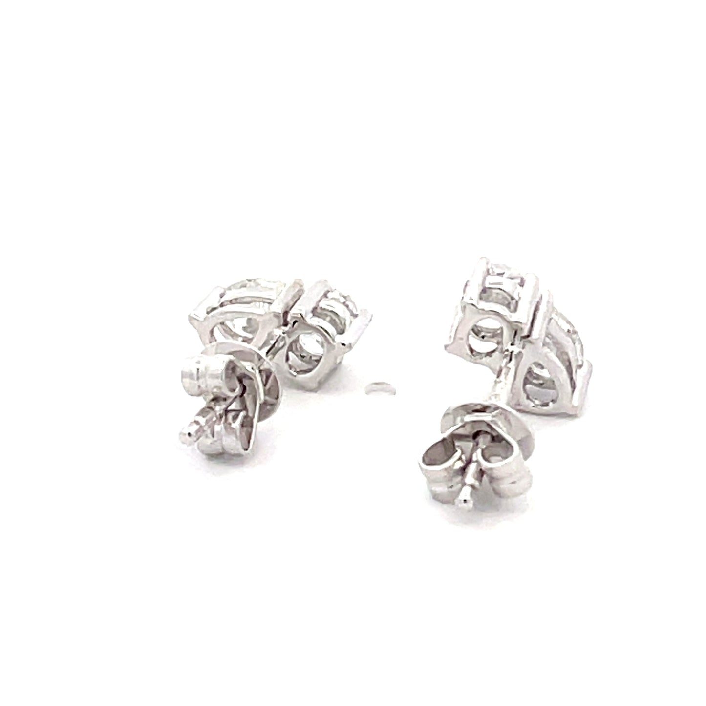 Oval and Pear "Toi et Moi" style Diamond earrings - 0.76cts Gardiner Brothers