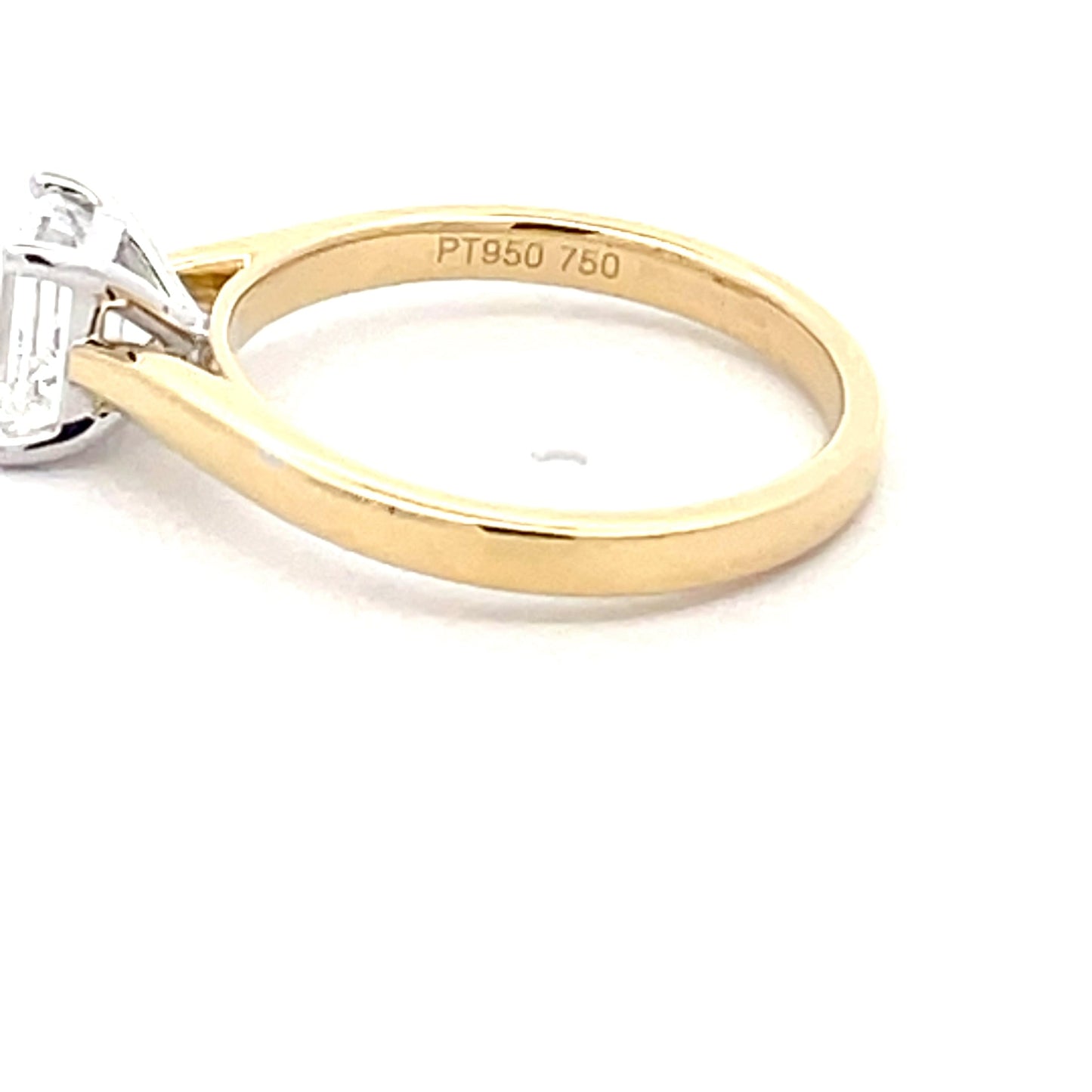 Emerald Cut Diamond Solitaire Ring - 1.00cts Gardiner Brothers