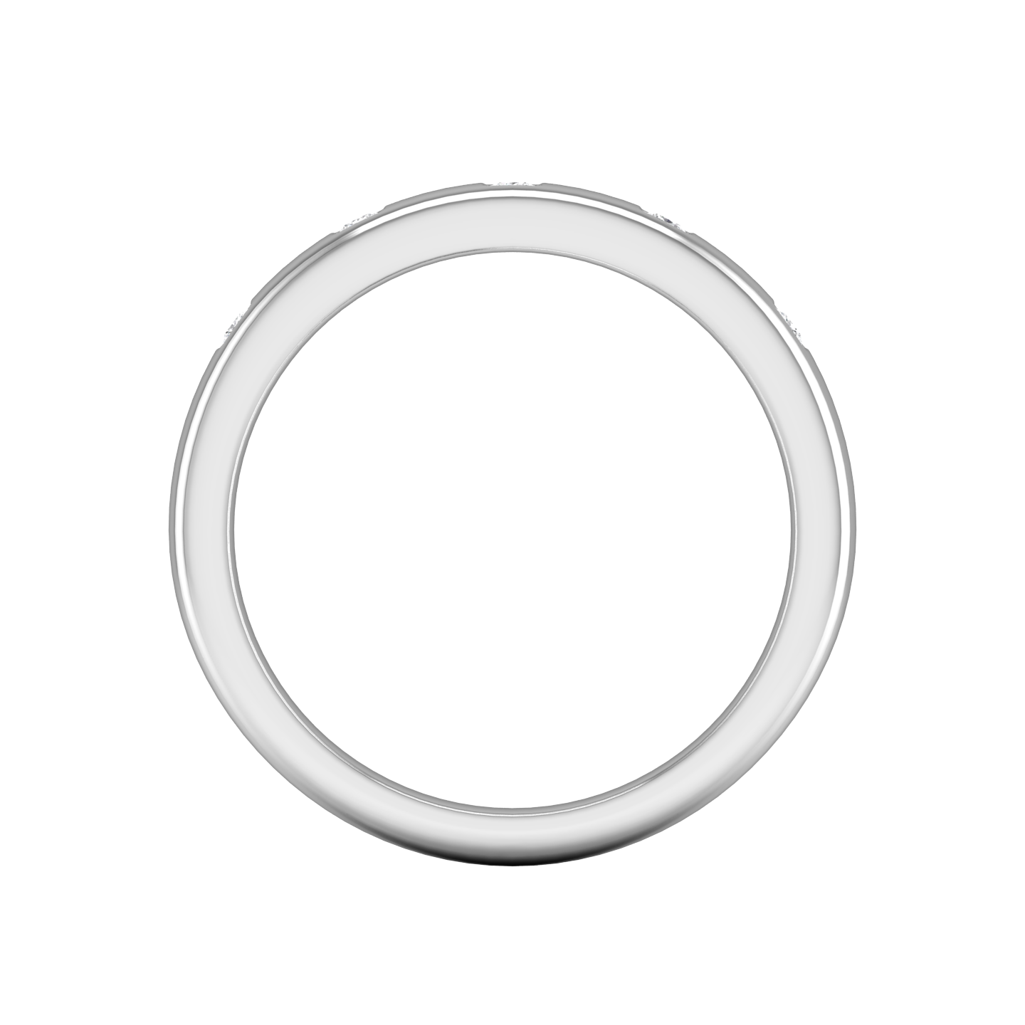 Princess Cut Diamond Wedding Band  gardiner-brothers