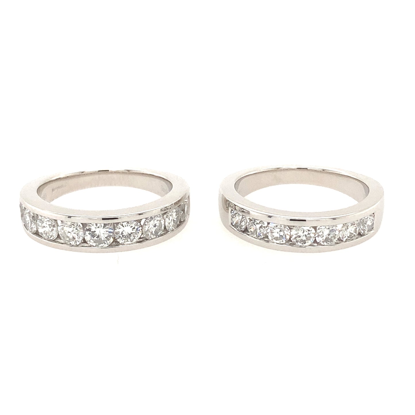 Channel Set Diamond Rings Gardiner Brothers