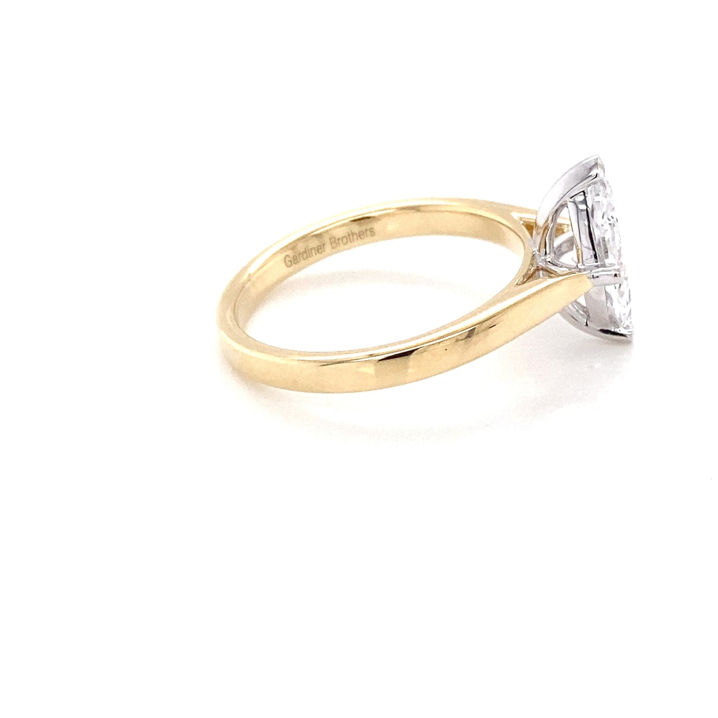 Marquise Shaped Diamond Solitaire Ring - 1.00cts Gardiner Brothers