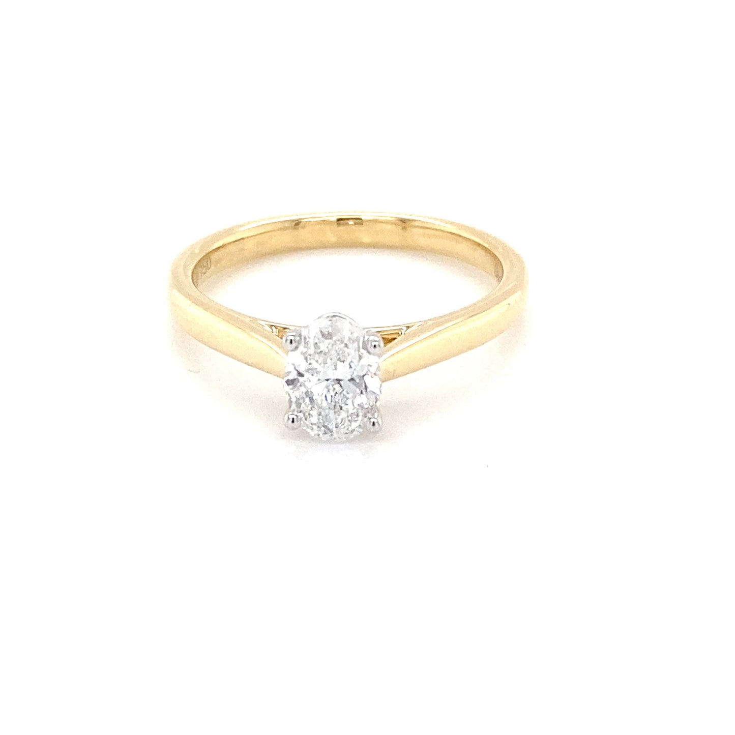 Oval Shaped Diamond Solitaire Ring - 0.70cts Gardiner Brothers