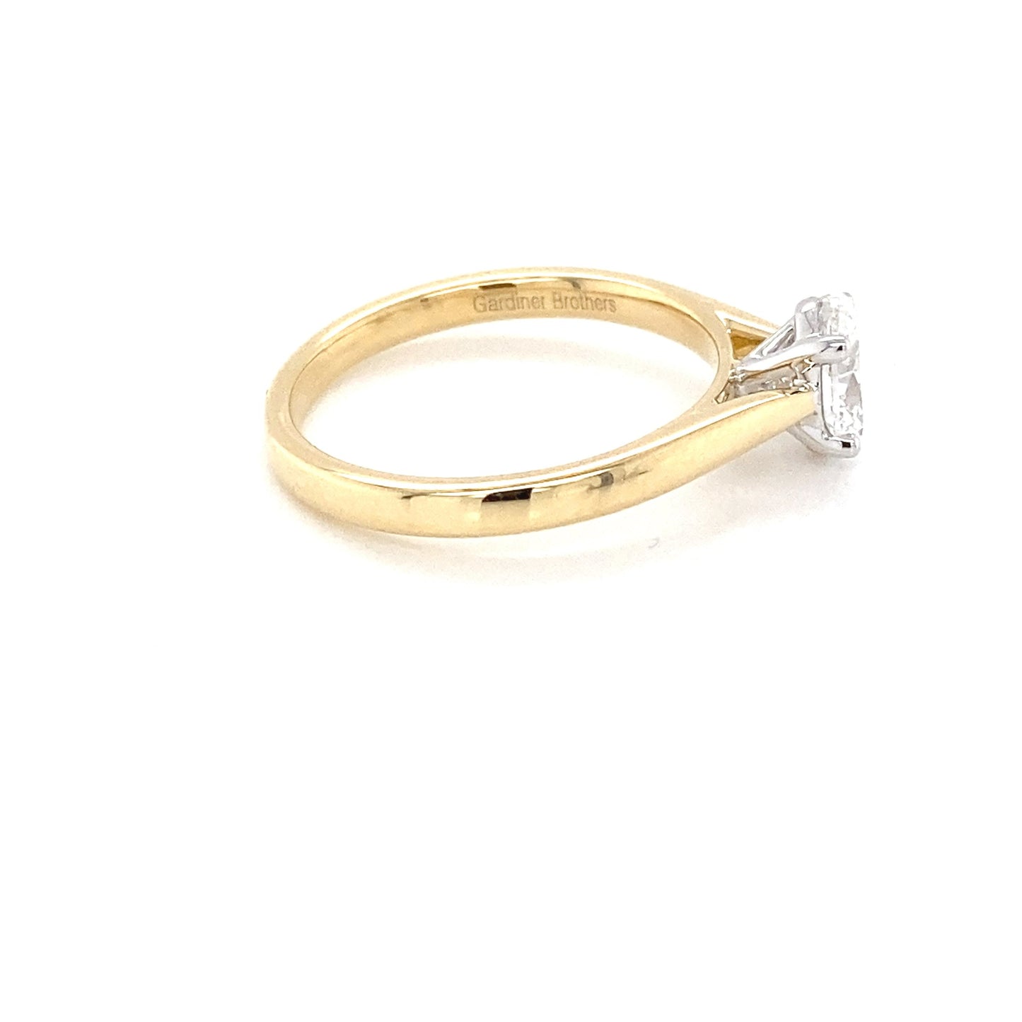 Oval Shaped Diamond Solitaire Ring - 0.70cts Gardiner Brothers