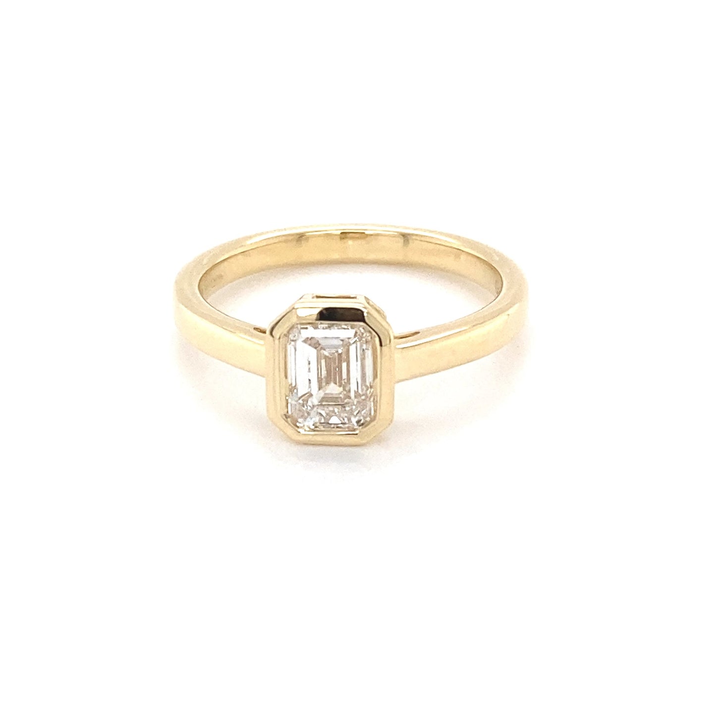 Emerald Cut Diamond Solitaire Ring - 0.97cts Gardiner Brothers