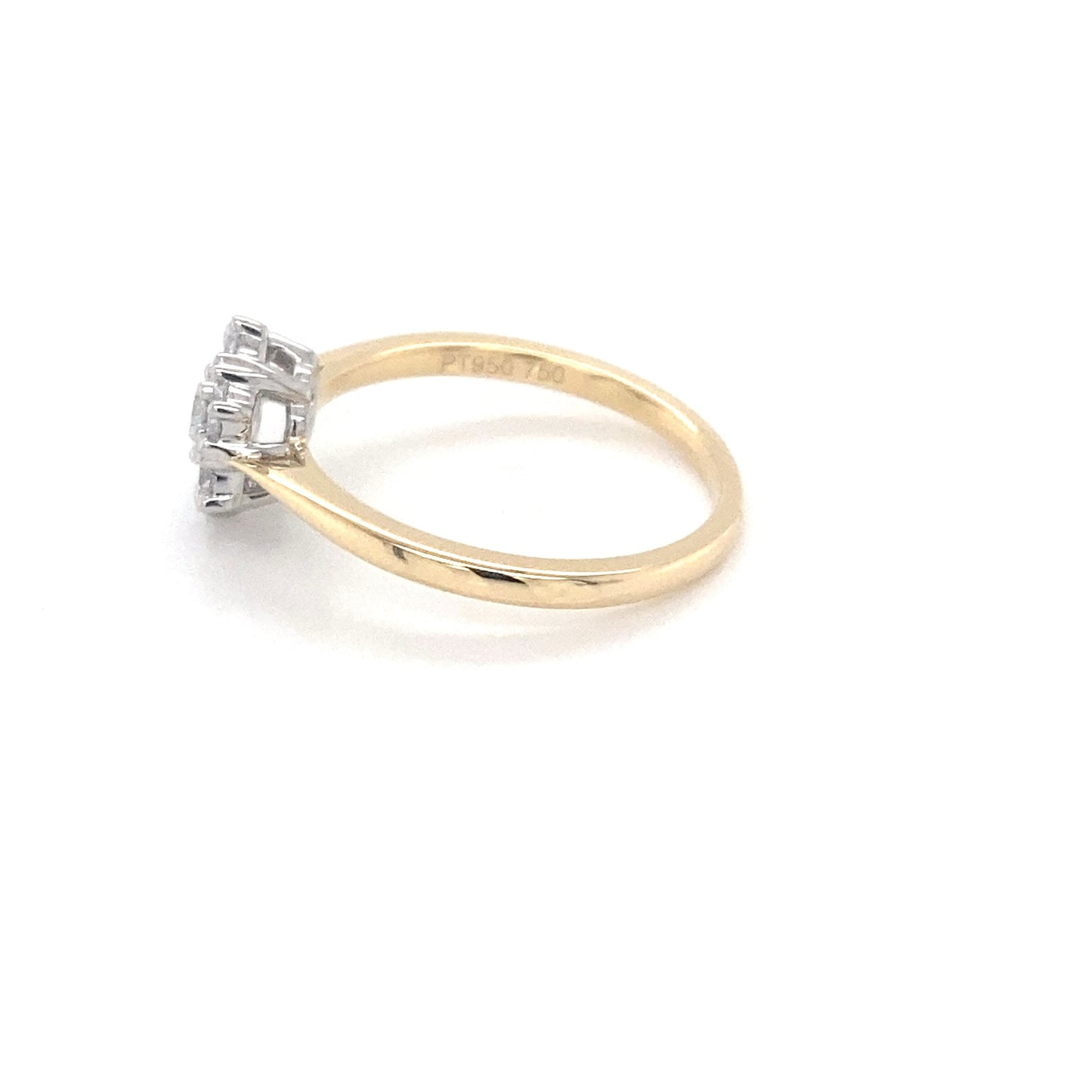 Round Brilliant cut 7 stone diamond cluster style ring - 0.52cts Gardiner Brothers
