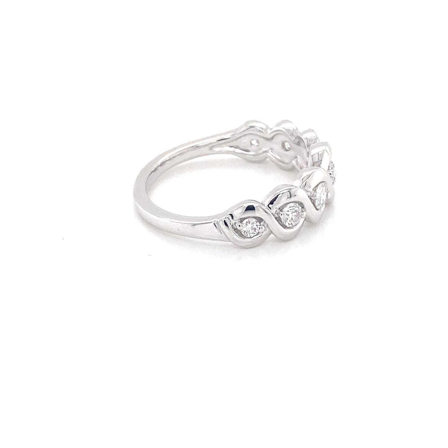 Round Brilliant cut diamond 7 stone ring - 0.40cts Gardiner Brothers