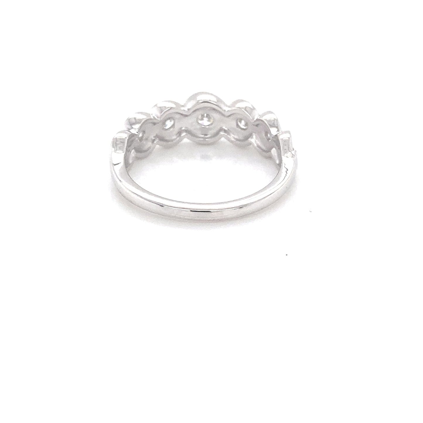 Round Brilliant cut diamond 7 stone ring - 0.40cts Gardiner Brothers