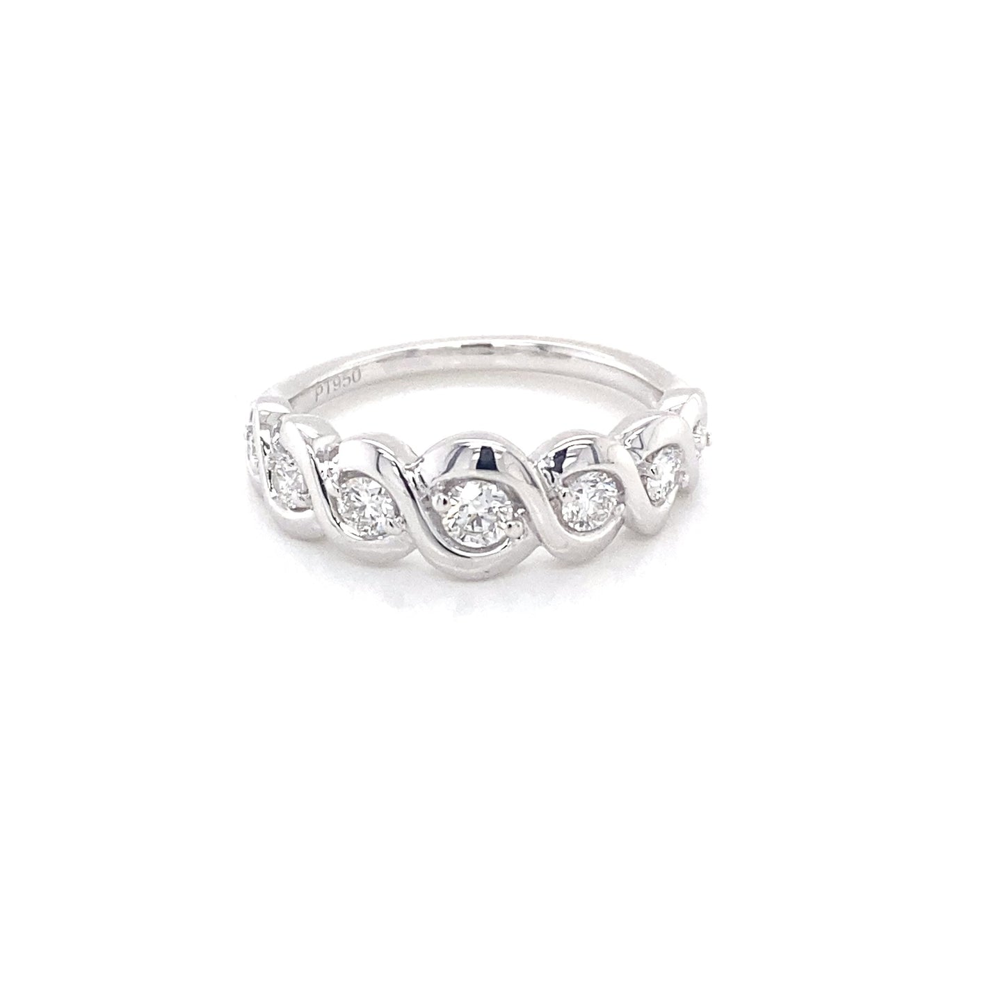 Round Brilliant cut diamond 7 stone ring - 0.40cts Gardiner Brothers