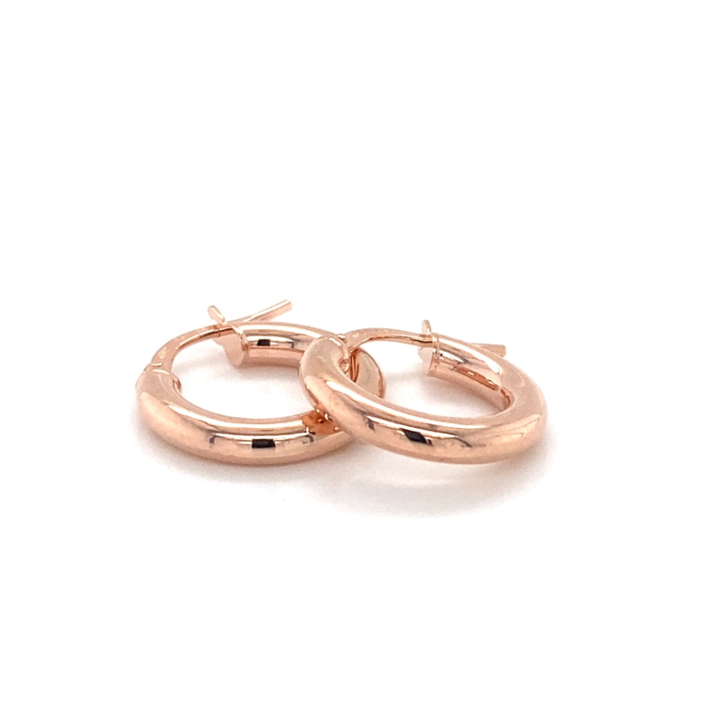 Rose Gold Hoop Earrings Gardiner Brothers