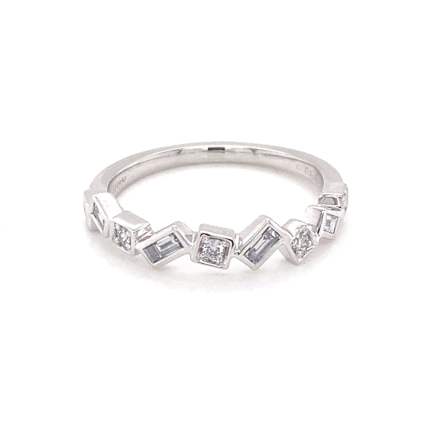 Diamond Abstract Style Eternity Ring Gardiner Brothers