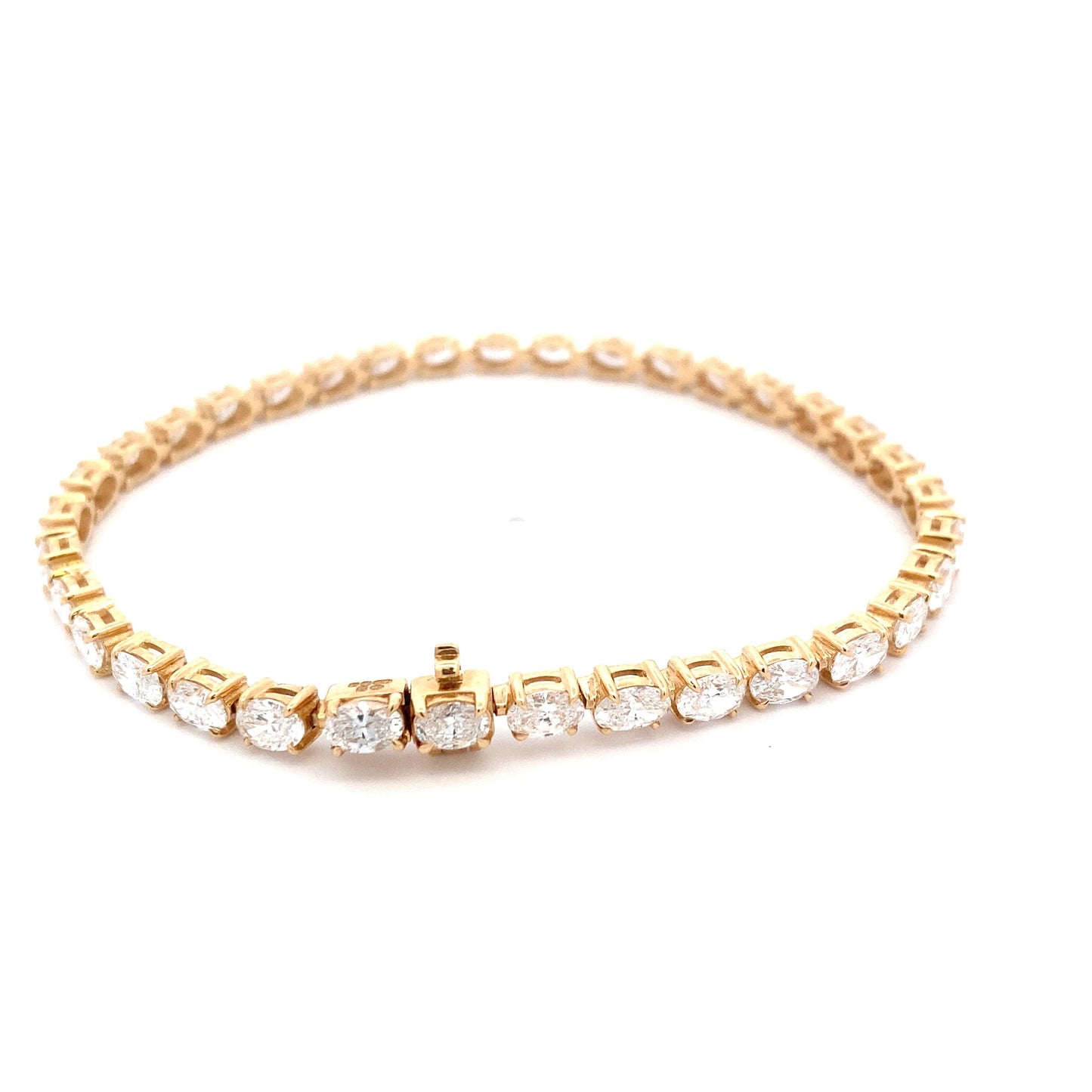 Lab Grown Oval Diamond Tennis Bracelet - 7.00cts Gardiner Brothers