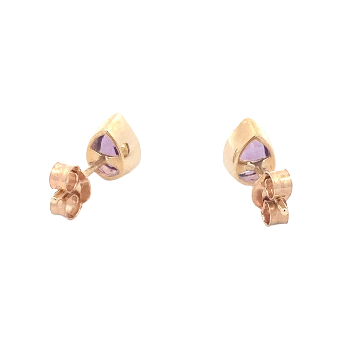 Pear Shaped Amethyst Earrings Gardiner Brothers