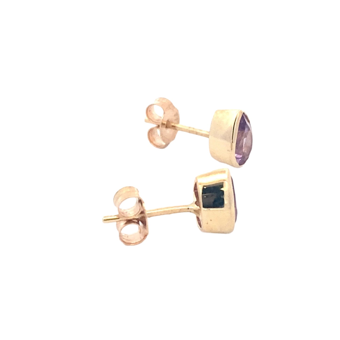 Pear Shaped Amethyst Earrings Gardiner Brothers