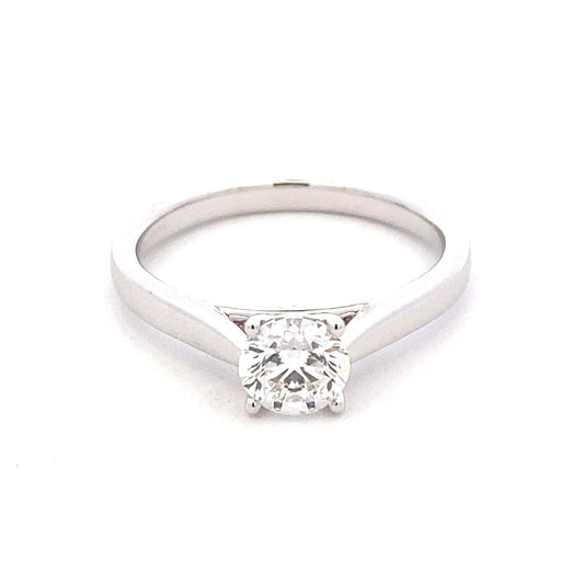 Round brilliant Cut Diamond Solitaire Ring - 0.70cts Gardiner Brothers