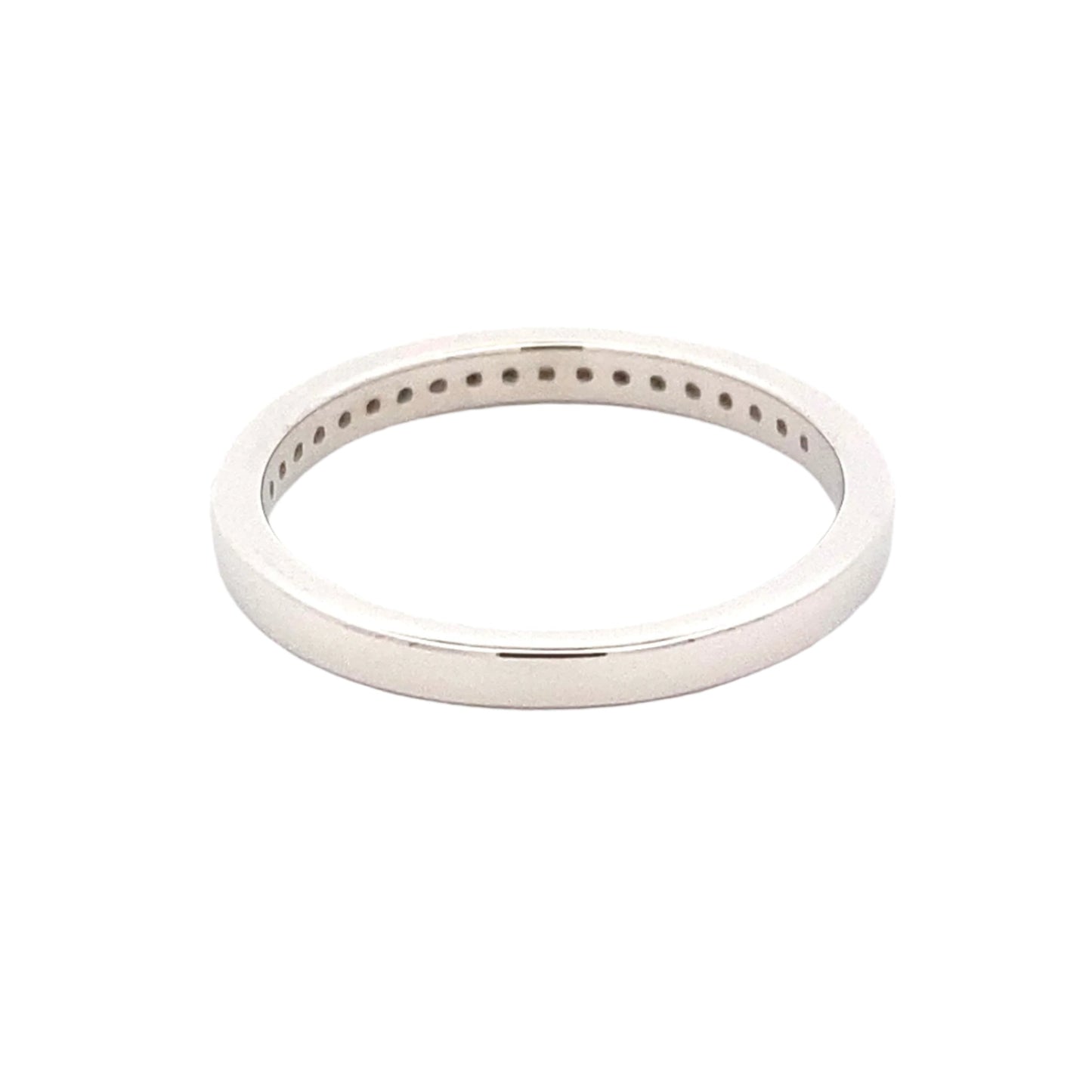 Milgrain Edge Diamond Set Wedding Band Gardiner Brothers