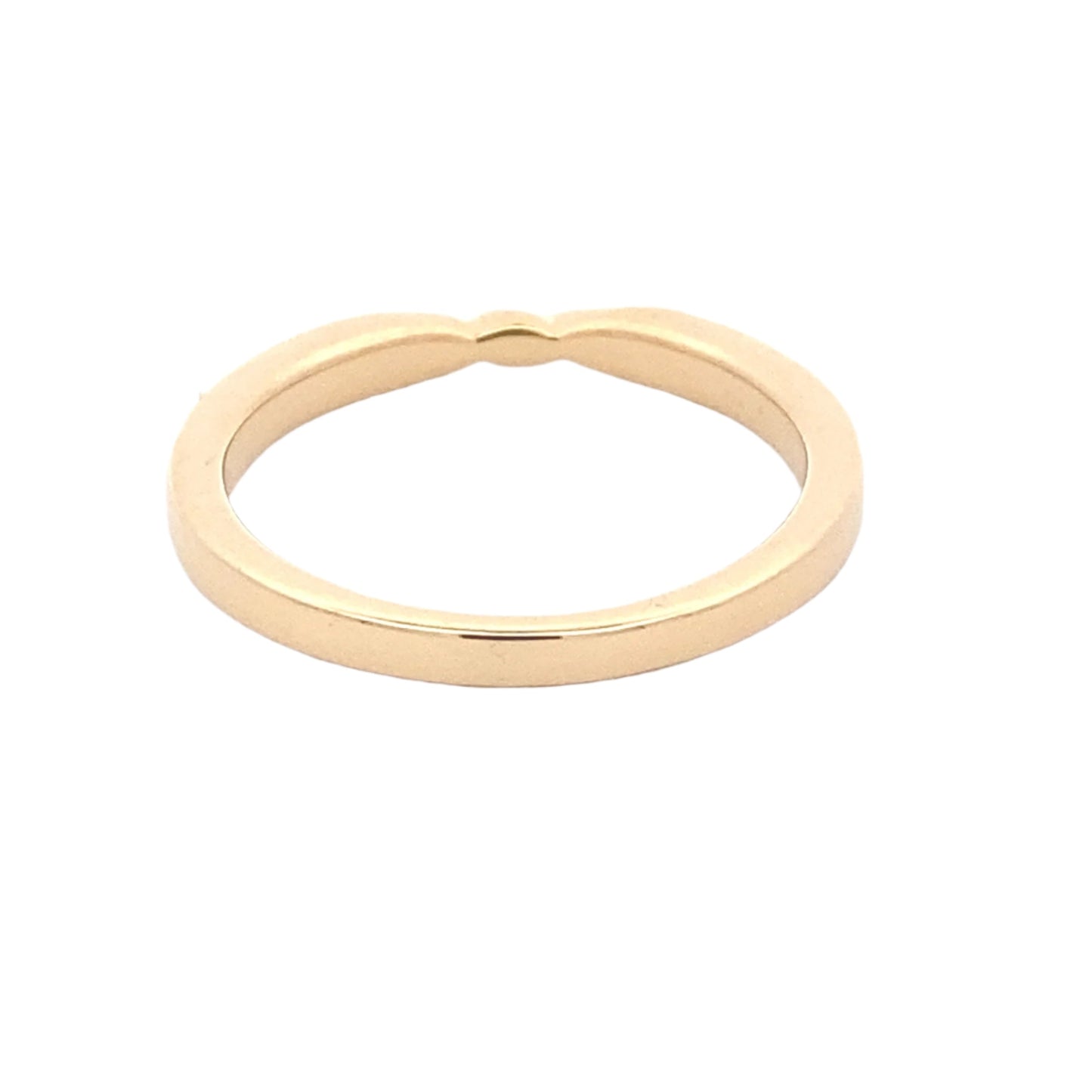 Twisted Bowtie Shaped Diamond Set Wedding Band