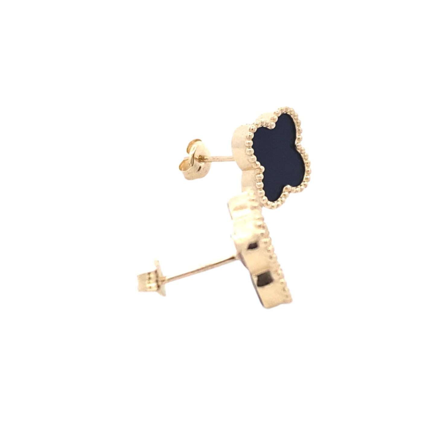 Yellow Gold Oxyx Flower Petal Earrings Gardiner Brothers