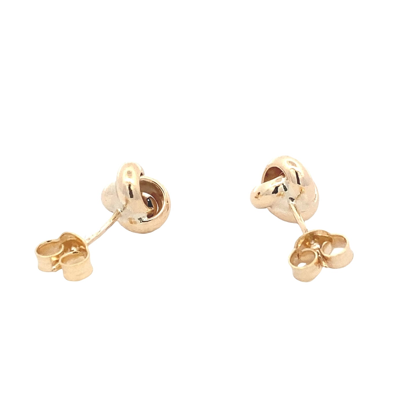 Yellow Gold 3 Strand Knot Earrings