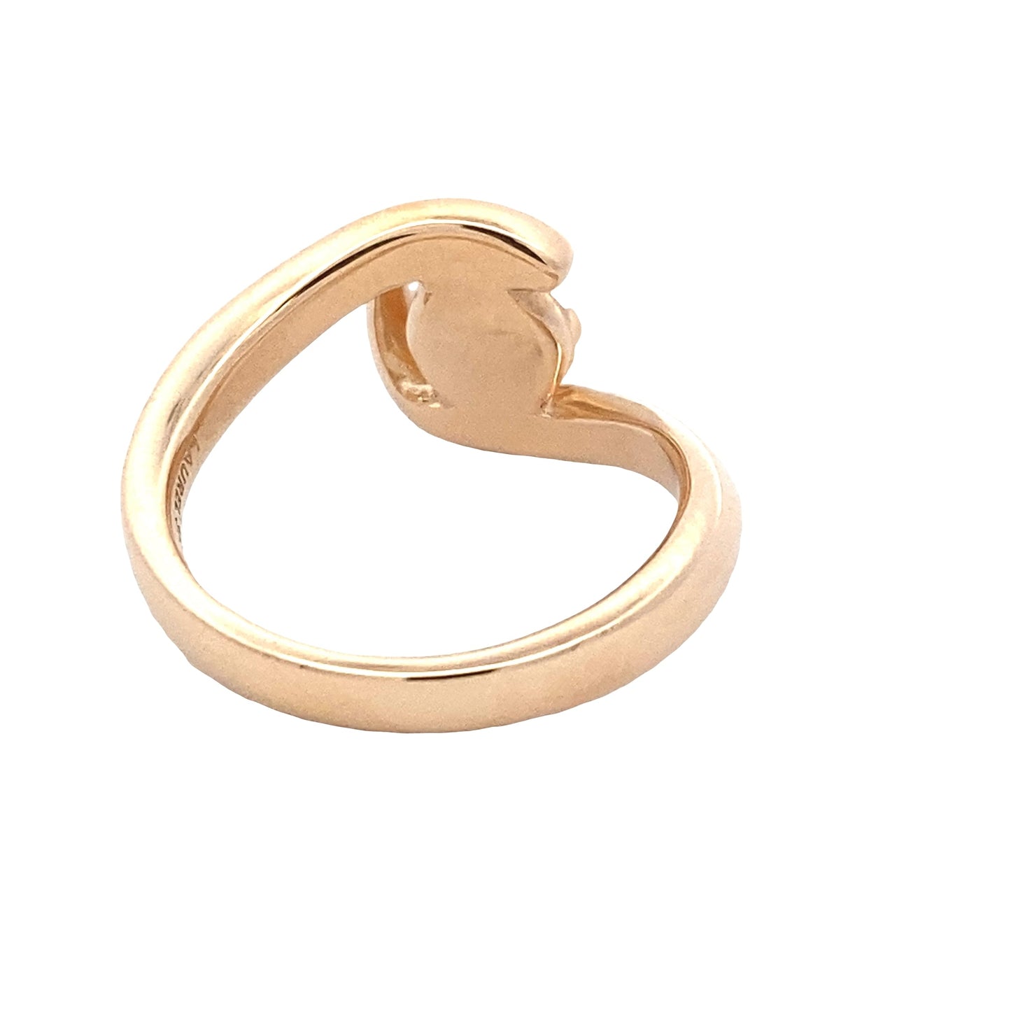 Yellow Gold Fancy Style Fresh Water Pearl Ring