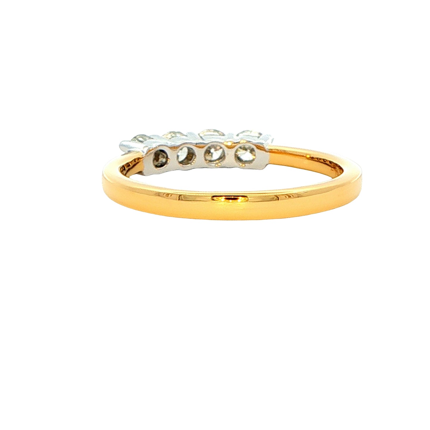 Round Brilliant Cut Diamond 4 Stone Ring - 0.50cts Gardiner Brothers