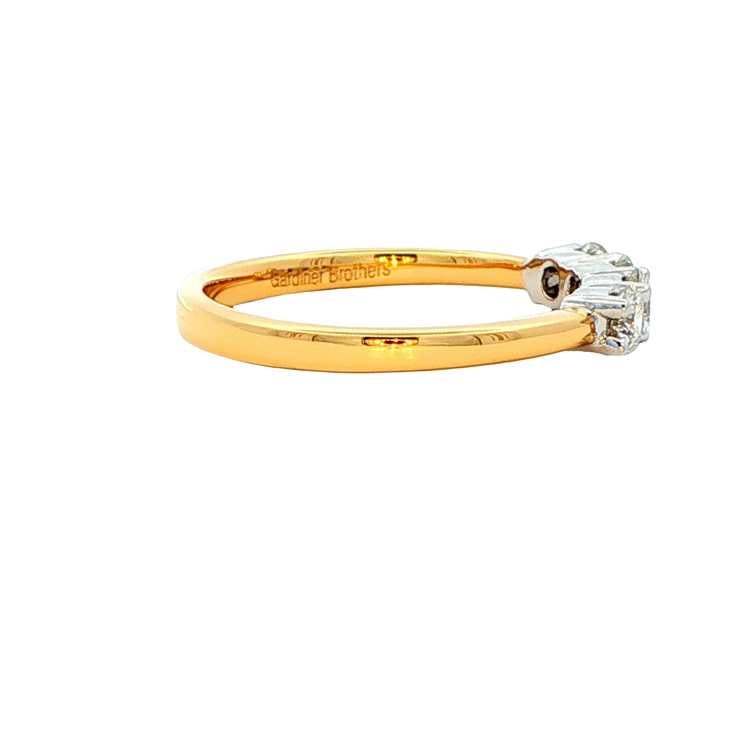 Round Brilliant Cut Diamond 4 Stone Ring - 0.50cts Gardiner Brothers