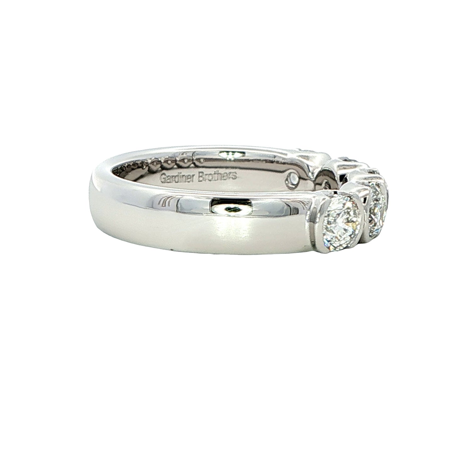 Round Brilliant Cut Diamond 5 Stone Ring - 1.25cts Gardiner Brothers