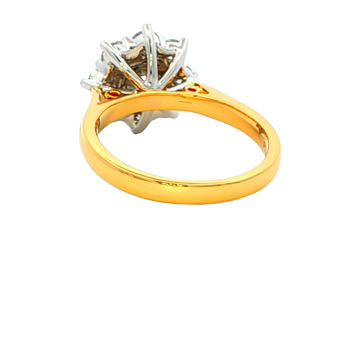 Round Brilliant Cut 9 Diamond Cluster Ring - 2.04cts Gardiner Brothers