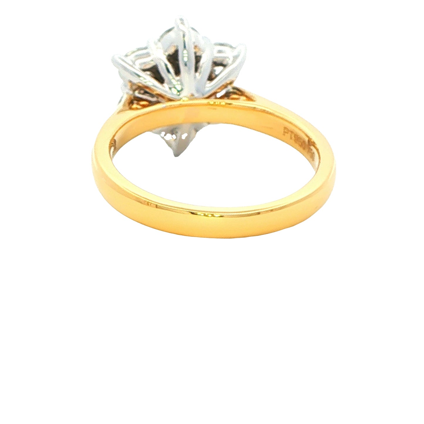 Round brilliant cut diamond 7 stone cluster style ring - 2.02cts