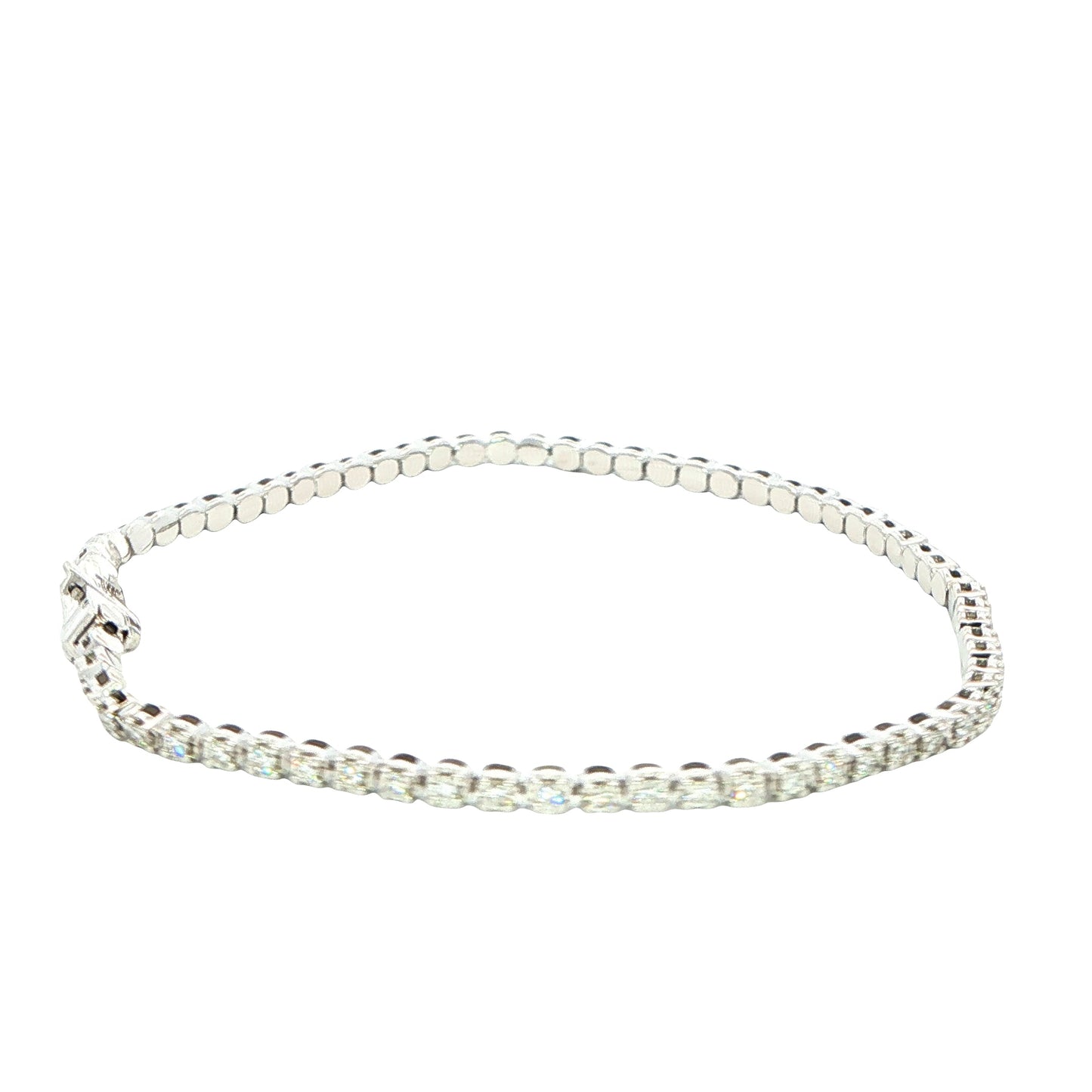 Round Brilliant cut Diamond Tennis Style Bracelet Gardiner Brothers