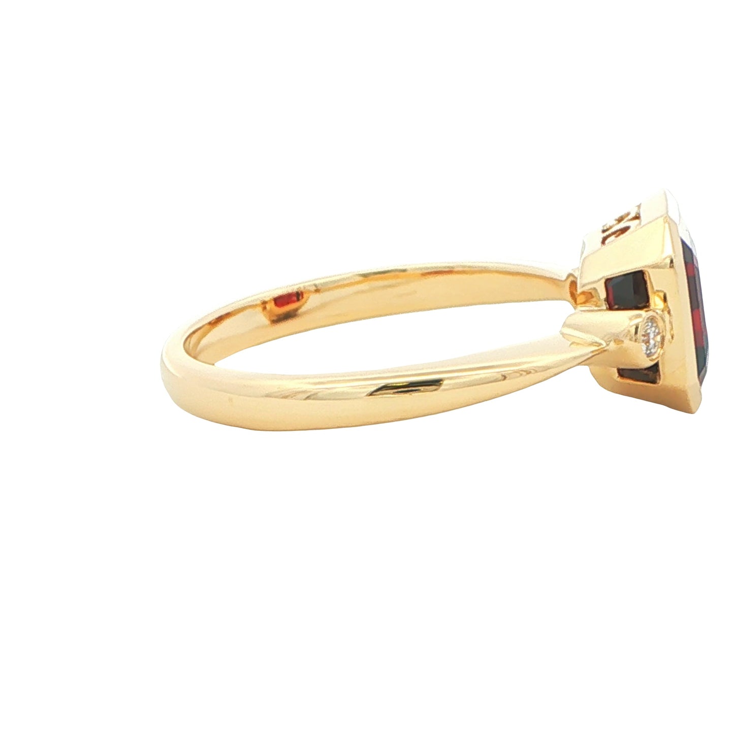 Garnet and Diamond Dress Ring Gardiner Brothers