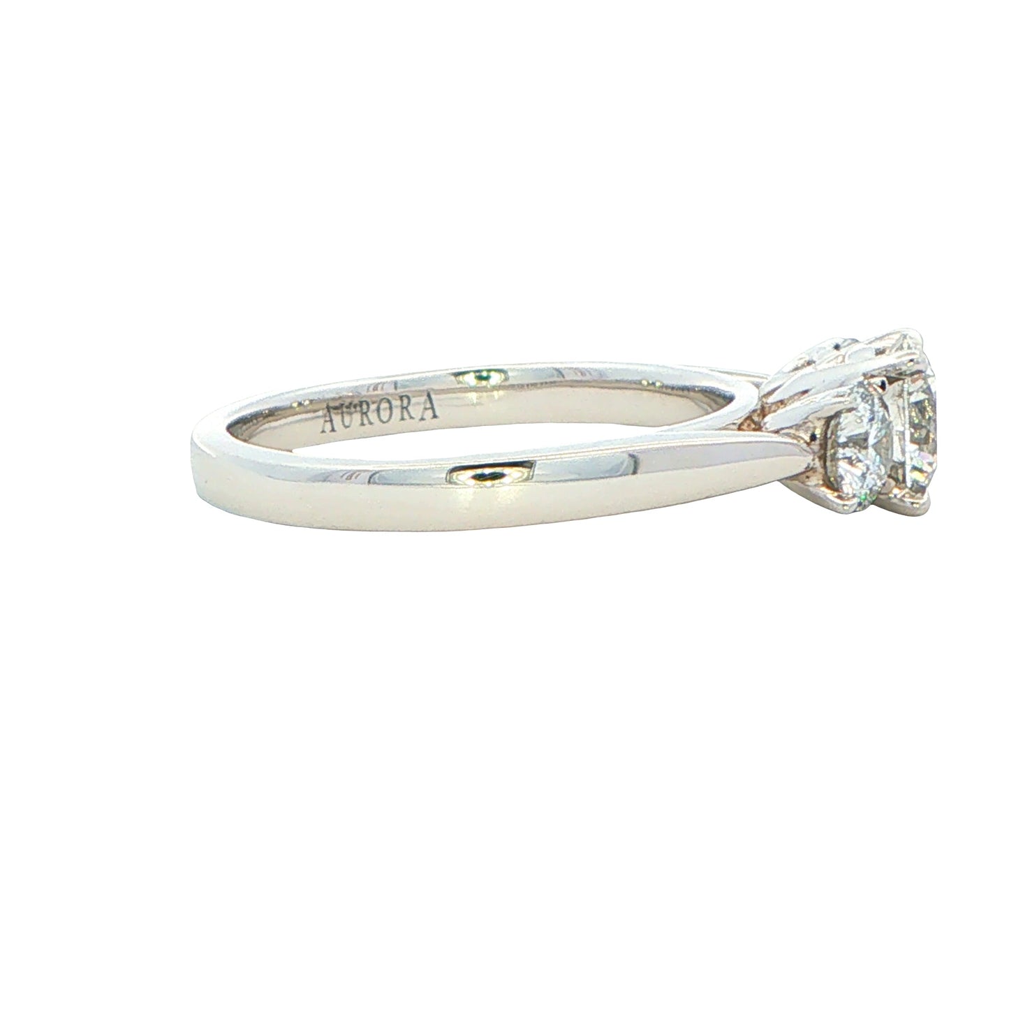 Platinum Aurora 3 Stone Diamond Ring - 1.23cts Gardiner Brothers