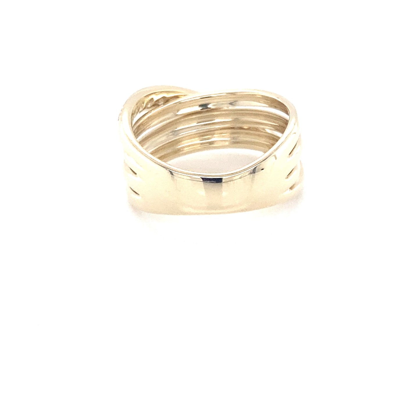 Yellow Gold 4 Strand Diamond Dress Ring Gardiner Brothers