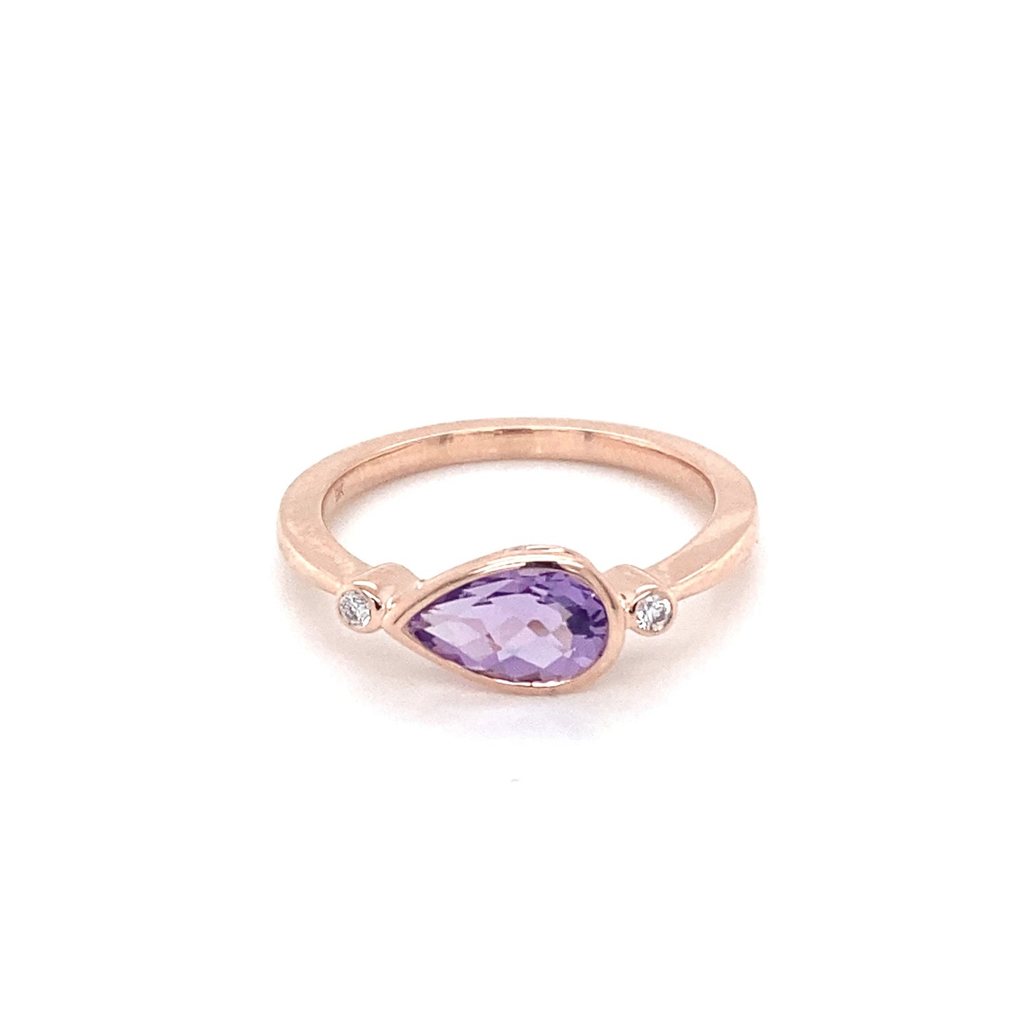 Amethyst and Diamond Dress Ring Gardiner Brothers