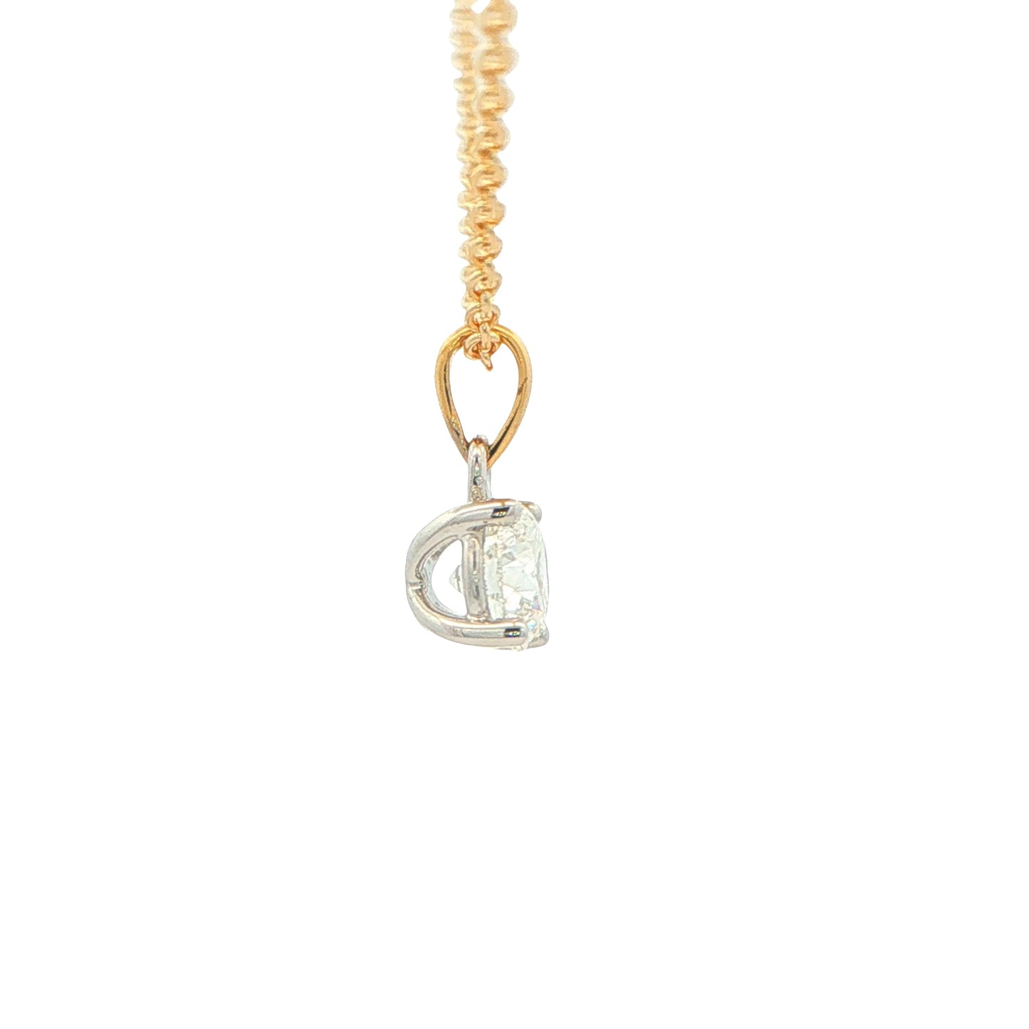 Round Brilliant Cut Diamond Solitaire Pendant - 0.70cts Gardiner Brothers