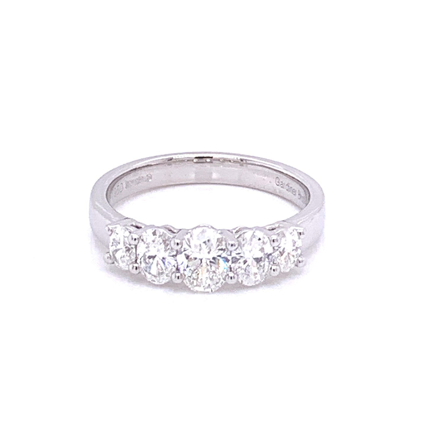 Aurora 5 Oval Shaped Diamond Ring - 1.06cts Gardiner Brothers