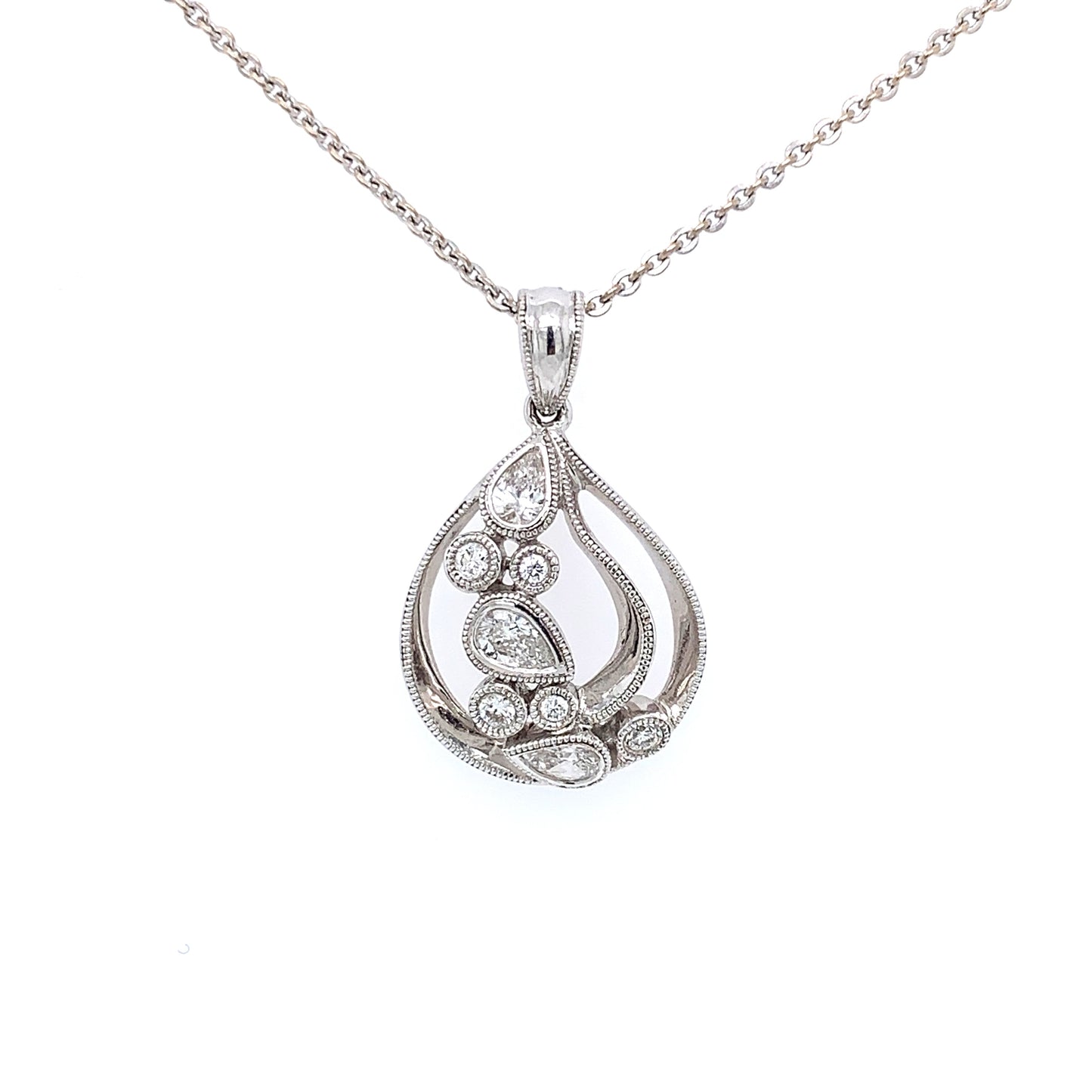 Diamond Bubble style Pendant gardiner-brothers