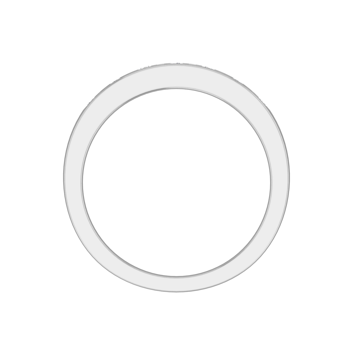 Round Brilliant and Baguette Cut Diamond Set Wedding Band  Gardiner Brothers