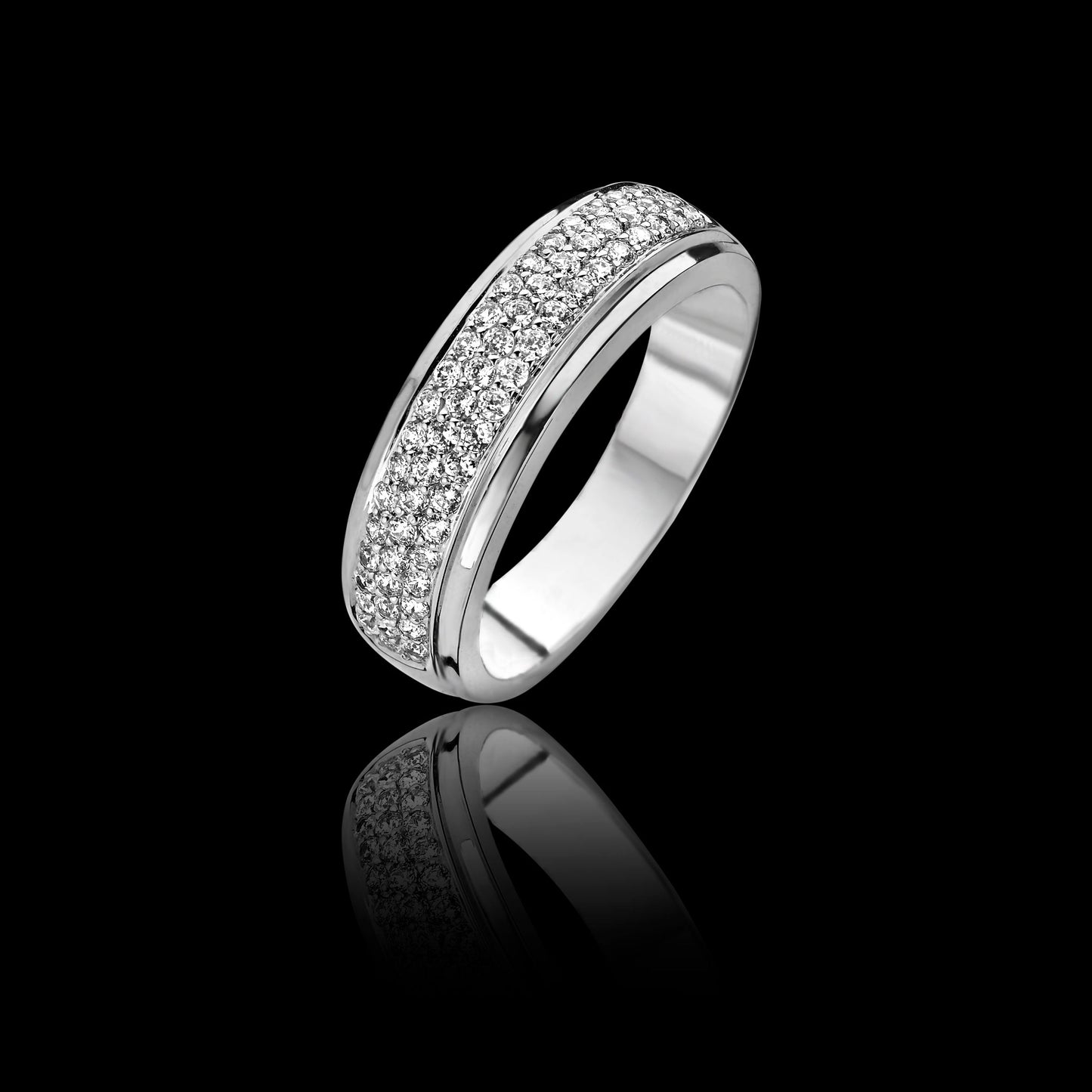 BelleChique Range Diamond Set Dress Ring Gardiner Brothers